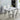 1.2M Oxford Ceramic White Dining Table 4 White Dining Chairs Leather