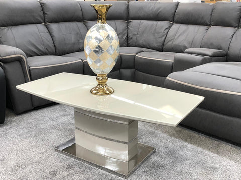 Milan Cappuccino Coffee Table: Stylish, Modern, and Durable Living Room Centerpiece