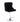 Valentino Black Velvet Bar Stool with Adjustable Height and Chrome Base
