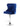 Luxurious Navy Velvet Bar Stool with Adjustable Height and Modern Design