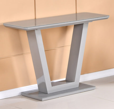 Tenerife Grey Console Table: Sleek, Modern, and Space-Saving Entryway Furniture