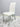 Elegant White Morano Dining Set with Four Carlo Chairs, Modern Glass Top