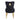 Victoria Black & Gold Dining Chair with Lion Knocker - Elegant & Sturdy