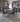 Elina Luxury Grey Marble Dining Table with Henley Ring Knocker Chairs
