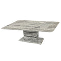 Elegant Roseberry Marble Effect Coffee Table for Living Room