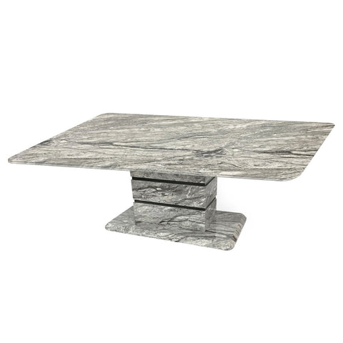 Elegant Roseberry Marble Effect Coffee Table for Living Room